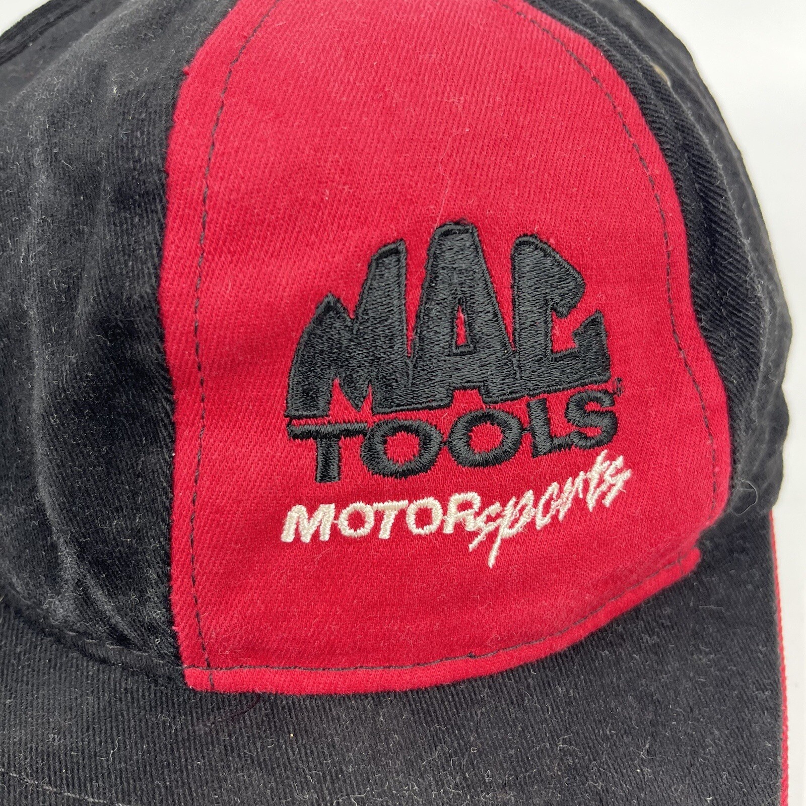 Mac Tools Hat Cap Snapback Black Red Motorsports … - image 2