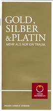 GOLD,SILBER & PLATIN auf 16 Seiten- Infobroschüre 2016