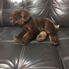 Animal Alley Collectible Toys R Us Stuffed Plush Dog chocolate brown Labrador