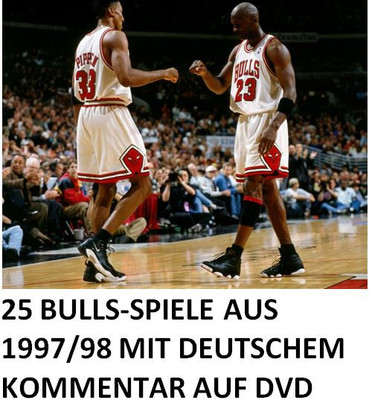1997/98 25 Michael Jordan Bulls Spiele DVD Frank Buschmann nike air xiii 13 xi v
