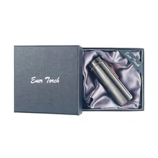 Triple Torch Jet Flame Refillable Butane Cigar Lighter Adjustable W/ Cigar Punch