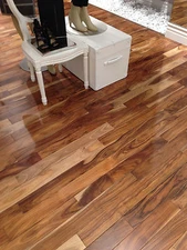  Acacia Asian Walnut Natural Prefinished Hardwood Wood Flooring Floor Sample