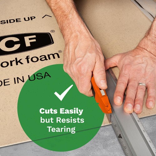 Eco Cork Foam Underlayment-Vinyl Plank 36"x100' Waterproof Engineered Wood Tan - Picture 7 of 12