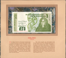 Most Treasured Banknotes Ireland 20-02-1984 1 pound P 70c UNC Lucky  ABI 903555