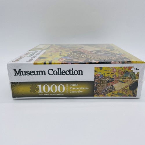 1000-teiliges Mini-Puzzle berühmtes Ölgemälde Gustav Klimts Frau mit Ventilator NEU - Bild 4 von 4