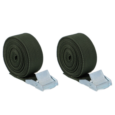 Lot De 2 Sangles De Camouflage Pour Appareil Photo Vert Armée Polyester