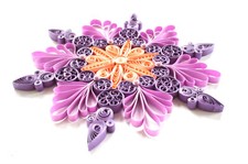 Quilling Papierstreifen - Bastelset Stern "Mira, 4er Set in vielen Farbvarianten