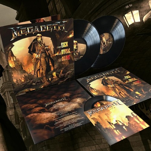 MEGADETH The Sick... 2 LP + 1 SINGLE Lenticular Cover Ltd. Numb. 13.000 COPIES! - Imagen 2 de 3
