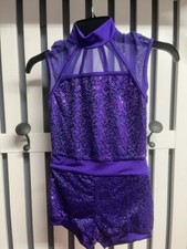 Purple Weissman Hip hop/Acro dance costume
