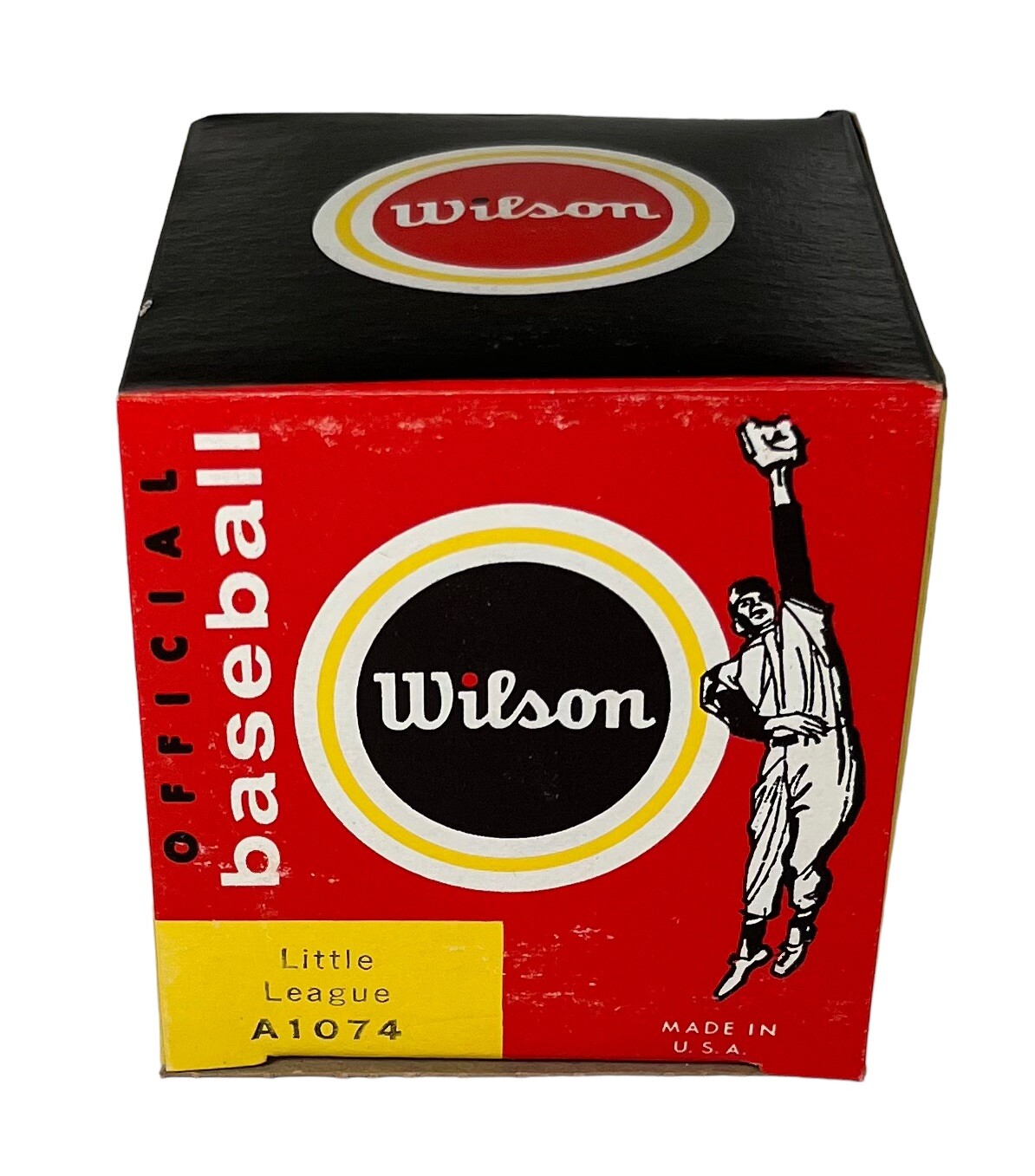Vintage Wilson Display Case of 7 Sealed in Box Baseballs & 3 Open Box ...