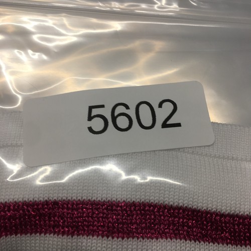 Talbots Sleeveless Sweater Knit Top Womens Small Petite White Metallic Striped - Picture 12 of 13