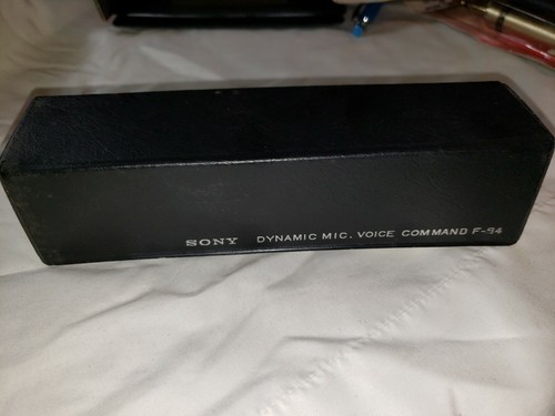 Sony Dynamic Microphone F-84 Voice Command - Original Box - Picture 2 of 4
