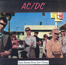 Sticker - AC/DC Dirty Deeds Done Dirt Cheap Cover Art 4" x 4" Color 5958
