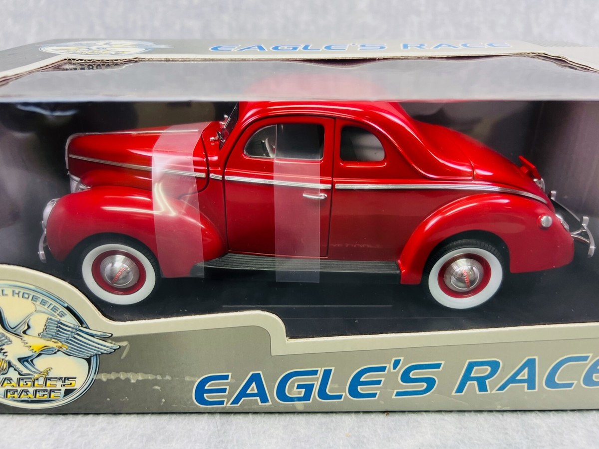 ミニカー Eagle's Race 1940 Ford Deluxe 1/18 Eagles Race 1:18 1940 Ford Deluxe Coupe, Metallic Gray