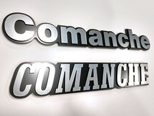Jeep Comanche Mj Pickup Fender Badge Emblem Pair 1986-1992 - Usa Made