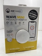 Airthings Wave Mini Air Quality Monitor Model 2928 NEW-OPEN BOX