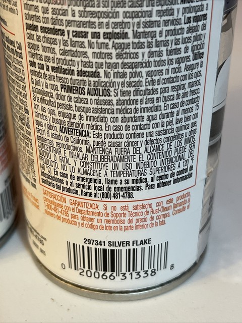 Rustoleum Peel Coat Custom Shop Top Coat Effects Silver Flake 297341 