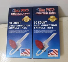 100 Titan Pro Commercial Grade Dual-Direction Shingle Light Tabs  2 boxes