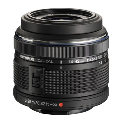 Reconditioned Olympus M.Zuiko Digital ED 14-42mm II R Lens Black Edition Kit
