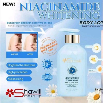 SHAWILL NIACINAMIDE WHITENING BODY LOTION SPF35+ PA+++ -300ml | eBay