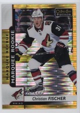2017-18 O-Pee-Chee Platinum Seismic Gold 30/50 Christian Fischer #198 f0l