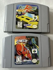 Nintendo 64 N64 Game Bundle Extreme G 2 XG2 + MRC Multi Racing Champ TESTED