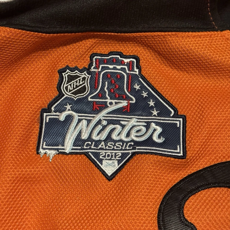 Reebok CCM Claude Giroux Philadelphia Flyers 2012 Winter Classic Jersey 48 - Image 4 of 4