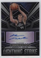 2022 Panini Obsidian Electric Etch Purple 41/75 Mason Plumlee #LS-MCL Auto 10qe