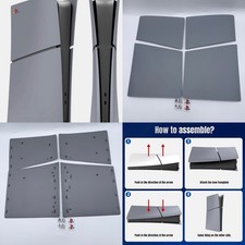 Gray 30th Annv PS5 Slim Faceplate Cover Plate Shell PlayStation 5 Digital