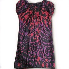 Alexander McQueen Women’s Silk Sheath Pleated Mini Dress - Sz. IT40, Multi