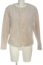 ZARA Giacca in eco pelliccia Donna Giacca Taglia IT 42 bianco sporco