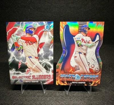 Bryce Harper Phillies 2026 Bowman Chrome Electric Sluggers Power Chords Lot