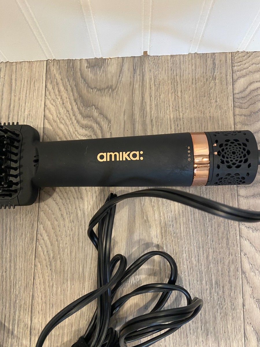 Amika Double Agent Straightening Brush Hair Dryer HMS0038 2 In 1
