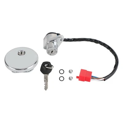 KIT SERRURES BOUCHON pour Kawasaki Vulcan EN 500 LTD VN 400 800 Classic 96-2001 - Photo 1/4