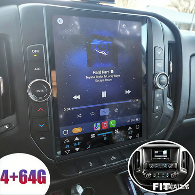 12.1'' Carplay Android 13 Radio For 2014-2018 Chevrolet Silverado GMC Sierra 64G