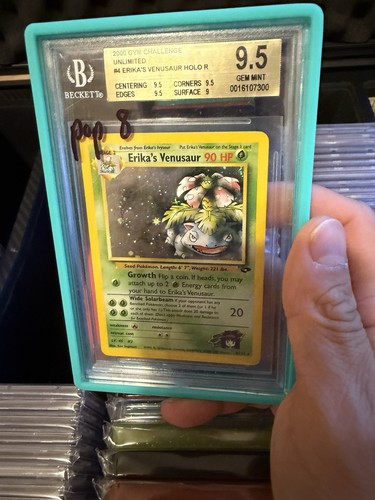 Erika's Venusaur (Unlimited) graded BGS 9.5 for sale on eBay