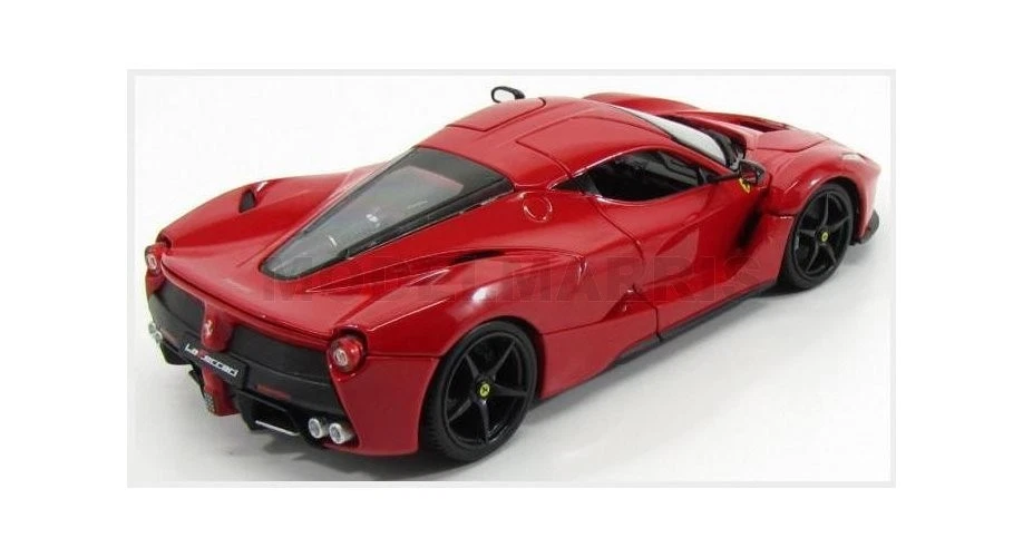 BURAGO 18-16001R FERRARI - LAFERRARI 2013 - ROUES NOIRES - ROUGE - 1/18 - Photo 2/2