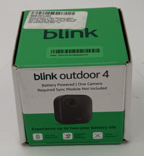 Blink-Outdoor 4 4th Gen Add-On Wireless Security Camera Black