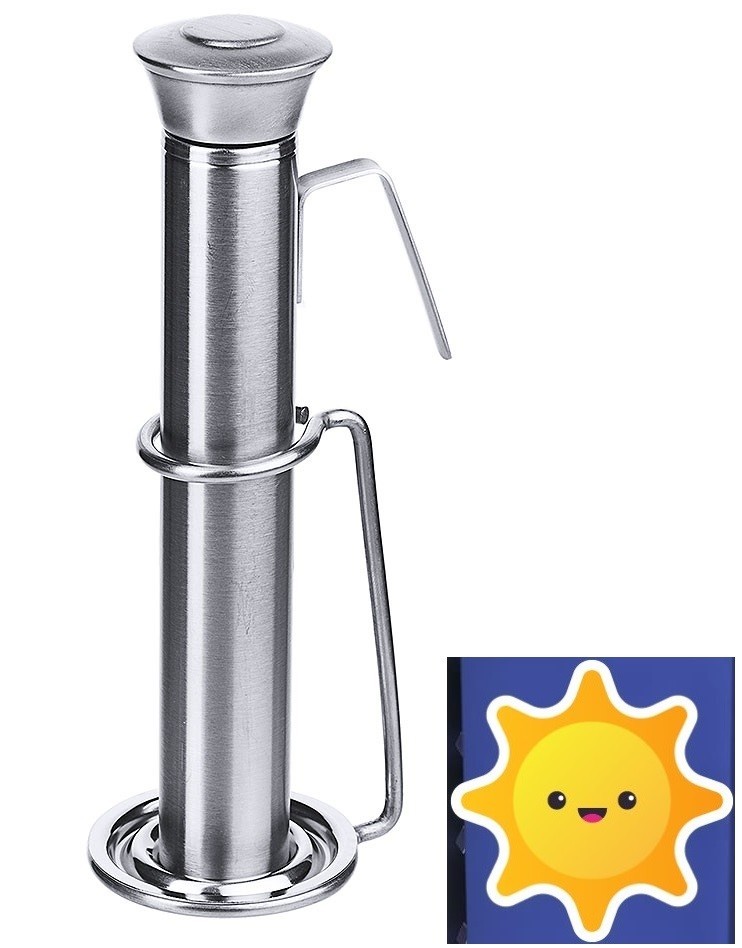 Bierwärmer Edelstahl mit Verschlusskappe Abtropfhalter Gastrobedarf