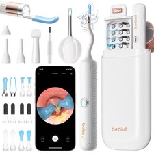 Flexible Ear Wax Removal Tool Camera, Wireless Smart Visual Ear Cleaner with ...