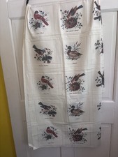 Vintage Joan Kessler Concord Fabric bird print panel
