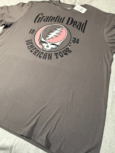 Grateful Dead Official T-Shirt - GRAY - Size: 2XL - EXTRA EXTRA LARGE - NEW - Picture 4 of 19