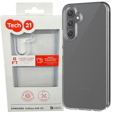 Original offizielle Tech21 EVO LITE durchsichtige Schutzhülle für Samsung Galaxy A54/A54 5G