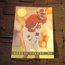 Classic 1993 Classic - George Teague #13 Alabama Crimson Tide Rookie Card. rookie card picture