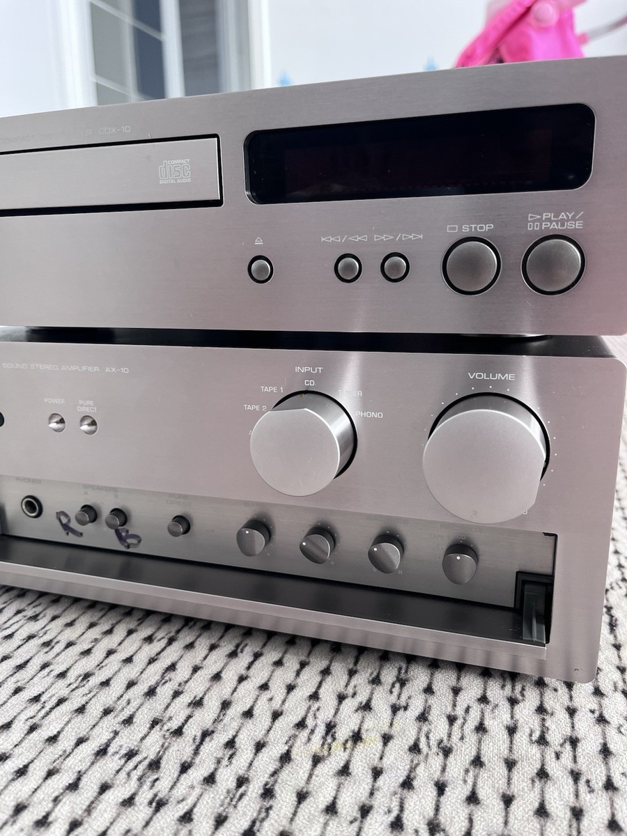 Yamaha AX-10 Stereo Amplifier Home Audio End Yamaha CDX-10 15