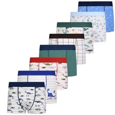 Conjuntos de ropa interior transpirable de 6-8 a os Azul - paquete de 8