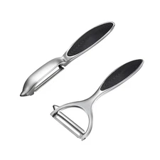 Stainless Steel Vegetable Fruit Peeler Set-Non-Slip Safe Handle Potato Peeler