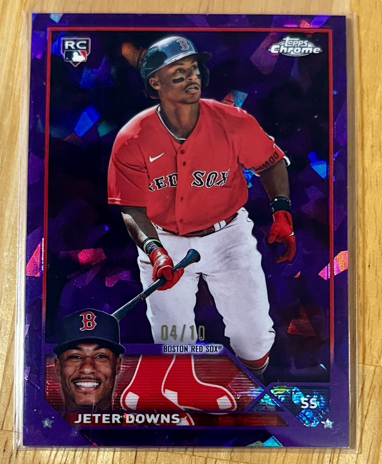 2023 Topps Chrome Sapphire Edition RC Jeter Downs #165 Purple /10