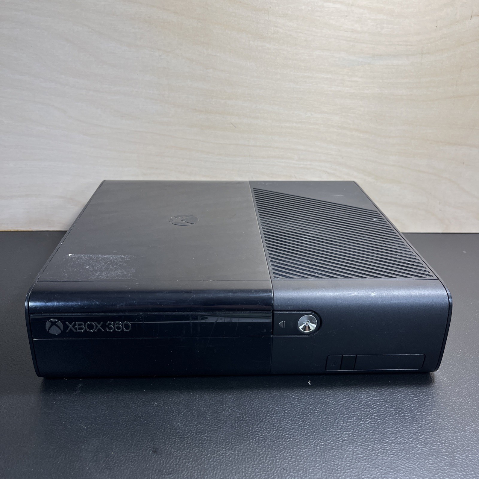 Xbox 360 E Console Only OEM And Power Supply Black 1538 Model Tested 250GB