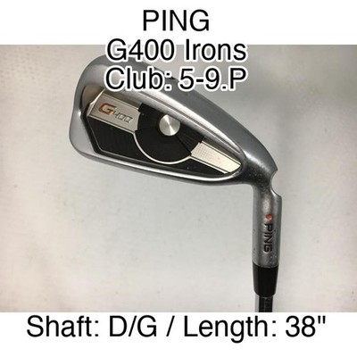 PING G400 Irons 5-9.P Iron Set 38'' D/G S-200 Right-Handed